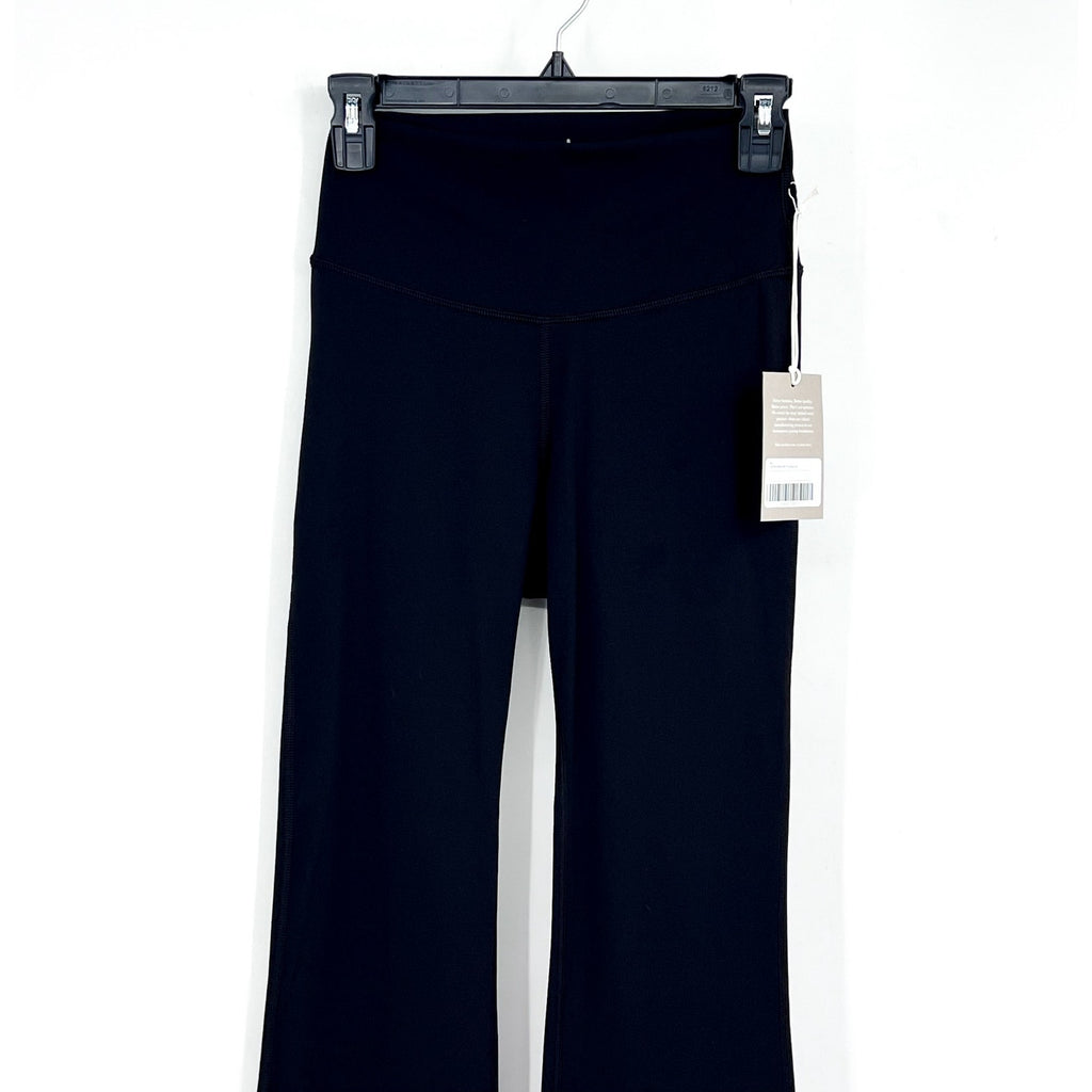 EVERLANE Women's The Perform Flare Leggings Small Black High Waisted NWT