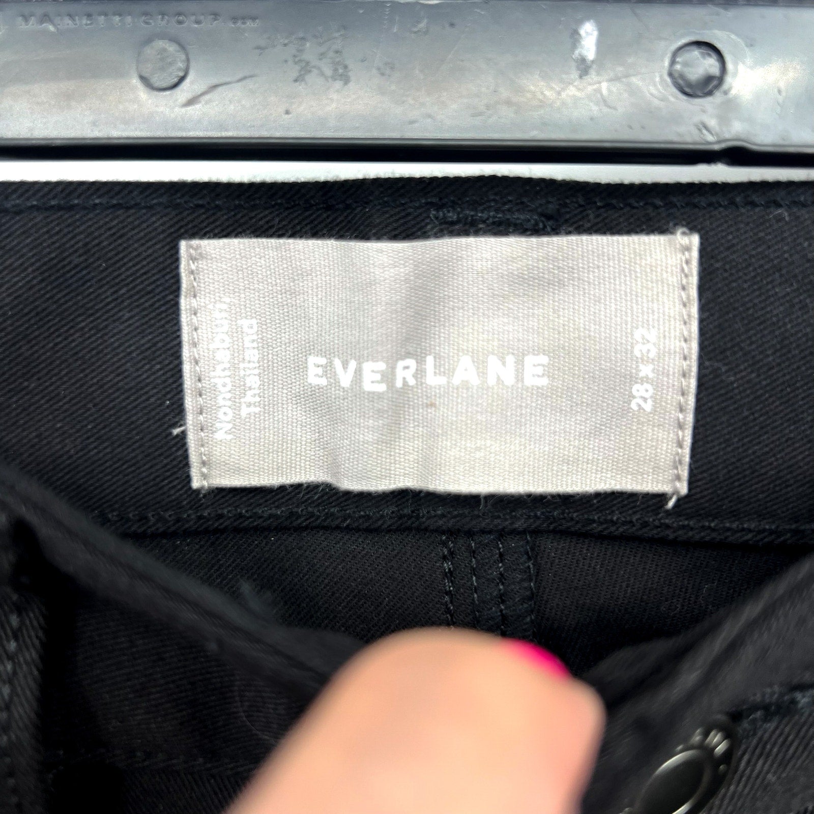 EVERLANE Men's The Performance 5-Pocket Pants 28x32 Black Chinos NWT