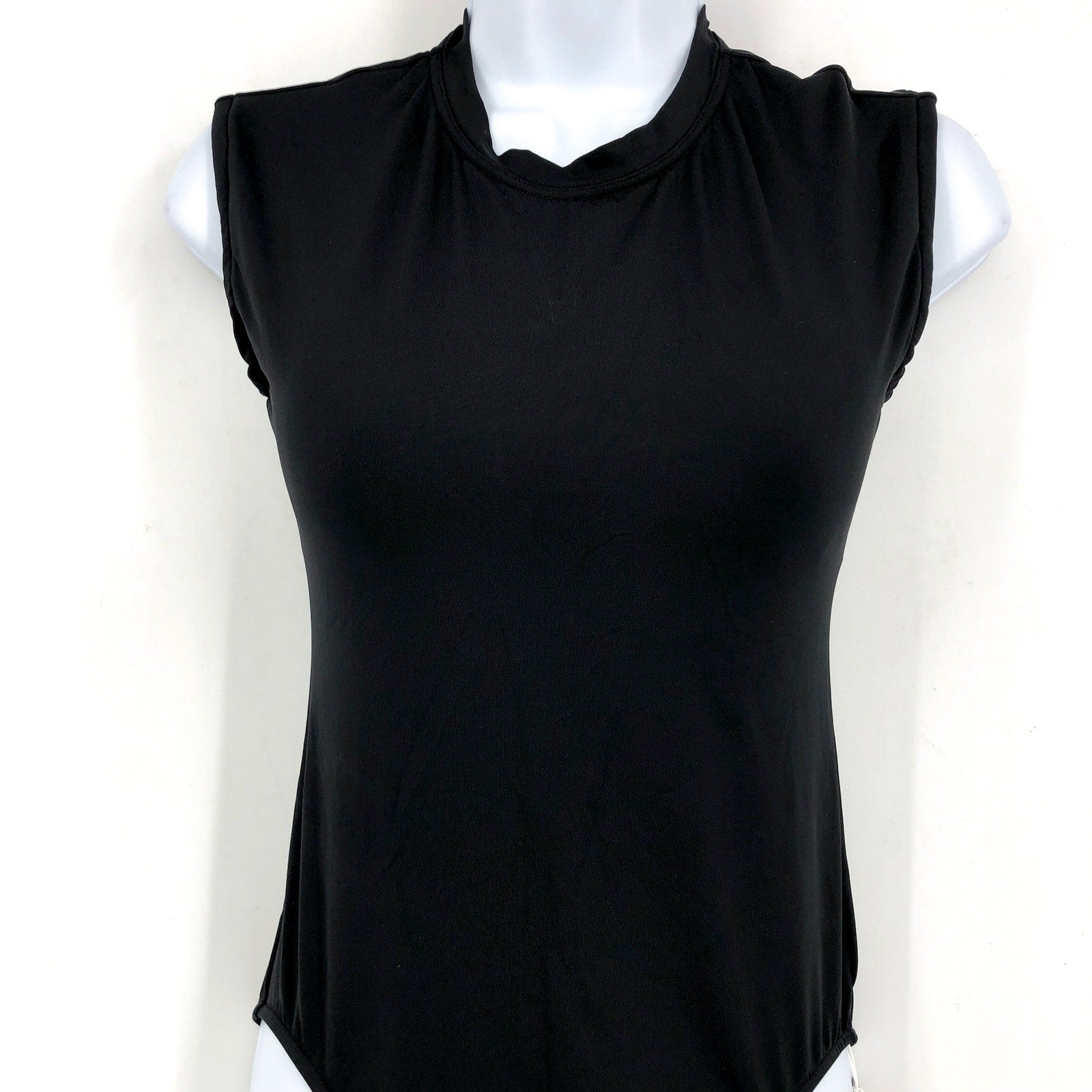SEAFOLLY COLLECTIVE Women's One Piece Swimsuit US 6 Black Cap Sleeve NWT