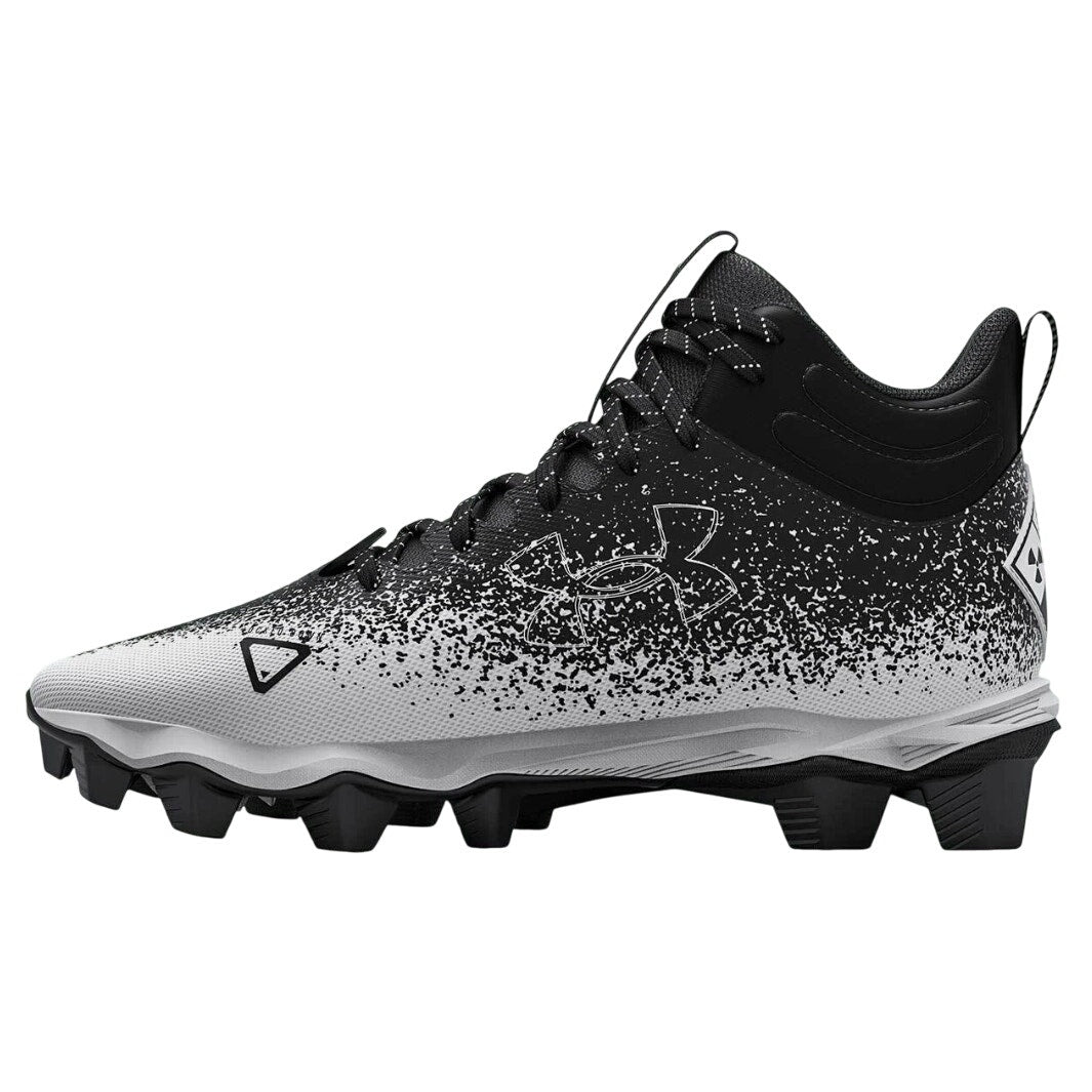 Under Armour Boys Spotlight Franchise RM 2.0 Football Cleats Size 4 Black NWOB