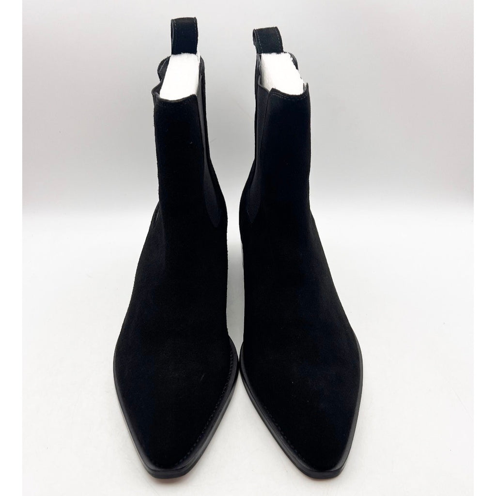 Saint Morta Men's Nomad Pointy Toe Chelsea Boots Size 9 EU 43 Black Suede NIB
