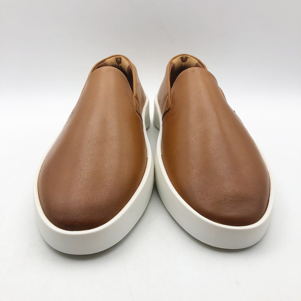Wolf & Shepherd Cruise Slip On Casual Shoes Men's 5.5 Women's 7 Tan Leather NIB
