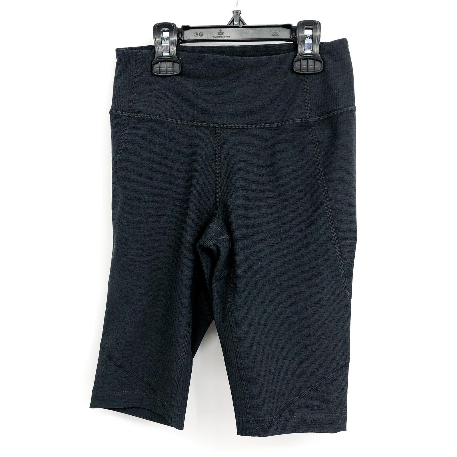 OUTDOOR VOICES Womens Double Time 10" Biker Shorts XS Charcoal Grey Mid Rise NWT