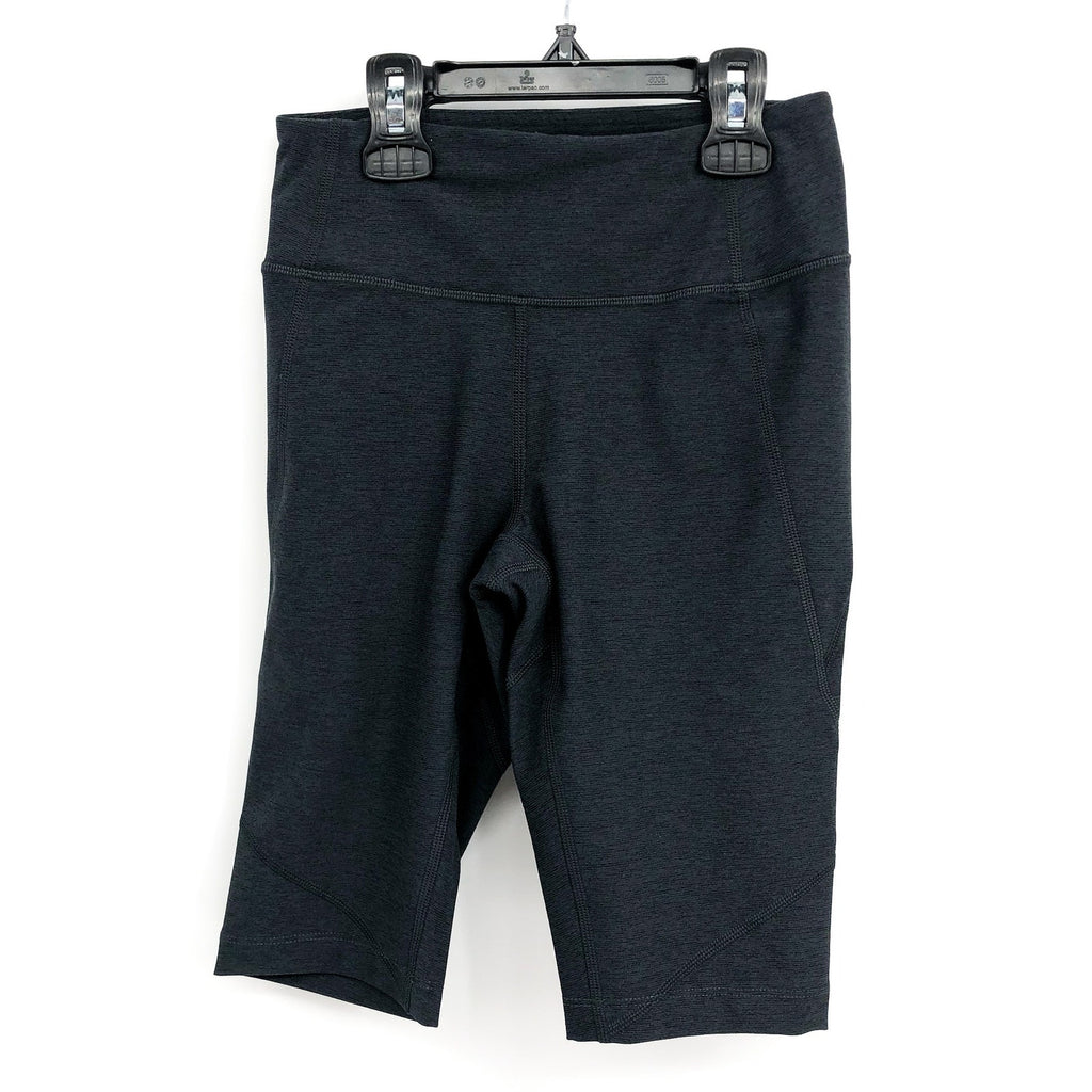 OUTDOOR VOICES Womens Double Time 10" Biker Shorts XS Charcoal Grey Mid Rise NWT