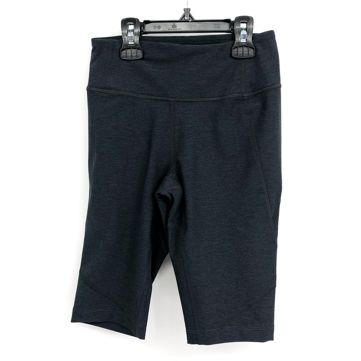 OUTDOOR VOICES Womens Double Time 10" Biker Shorts XS Charcoal Grey Mid Rise NWT