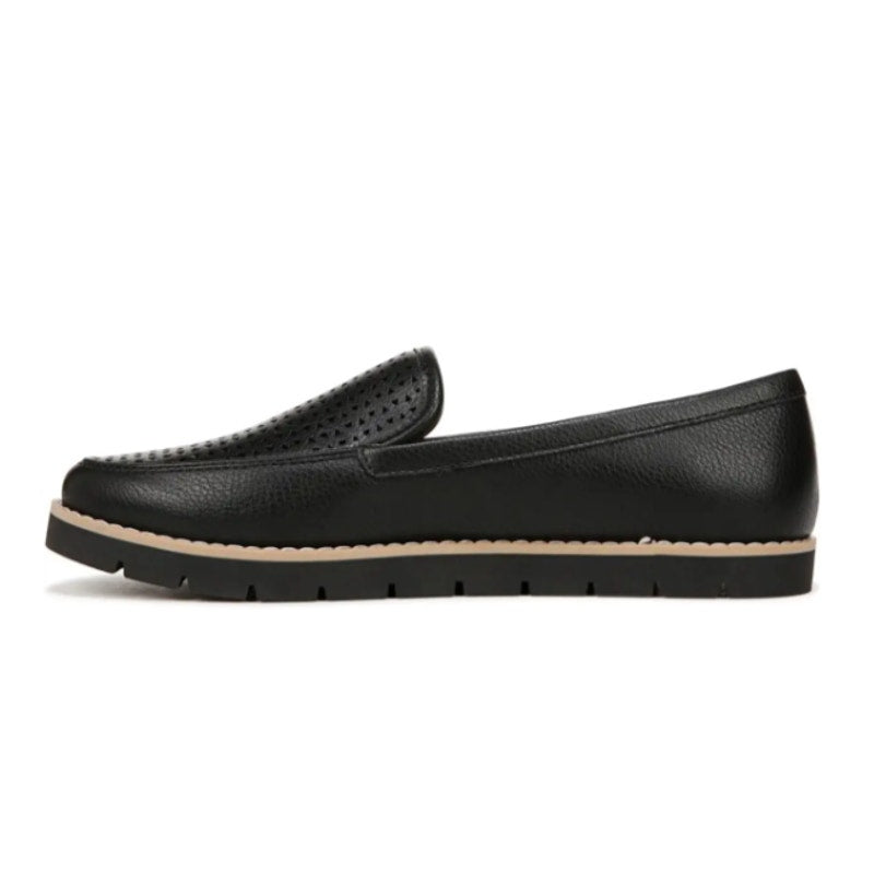 LifeStride Womens Urban 2 Slip-On Loafers Size 9 Black Vegan Leather NIB