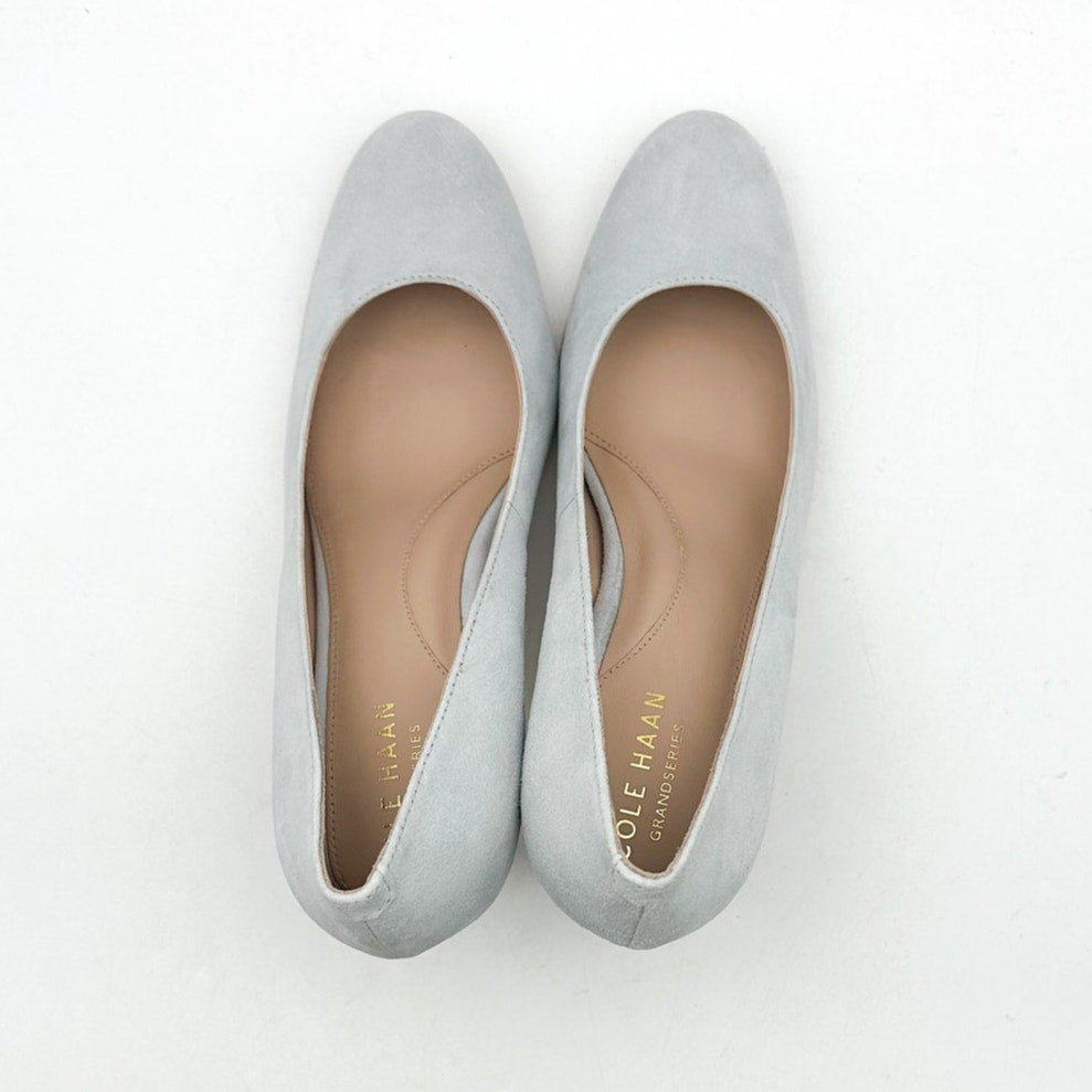 Cole Haan Womens Gabbie Pumps Size 5.5 Light Grey Blue NWOB