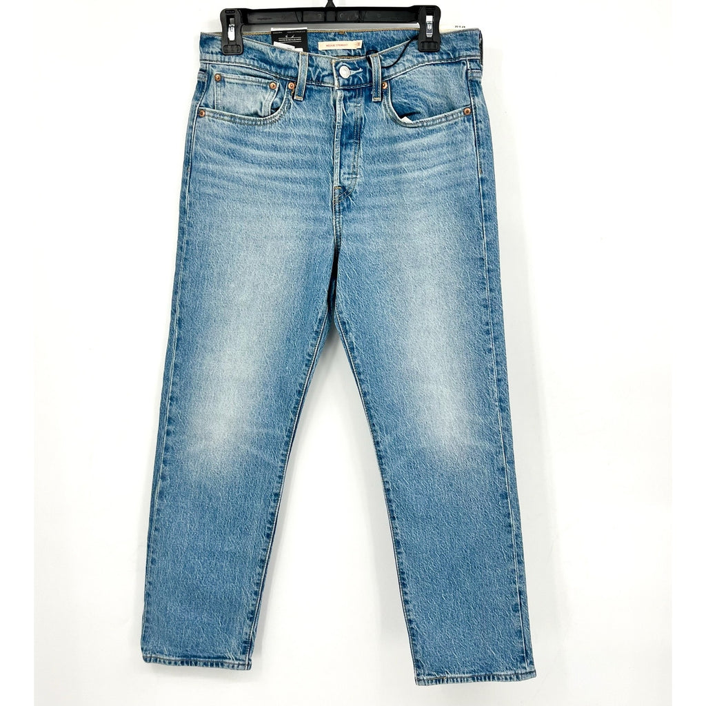 LEVI'S Womens Wedgie Straight Jeans 30x28 US 10 Calling All Blue 34964-0178 NWT