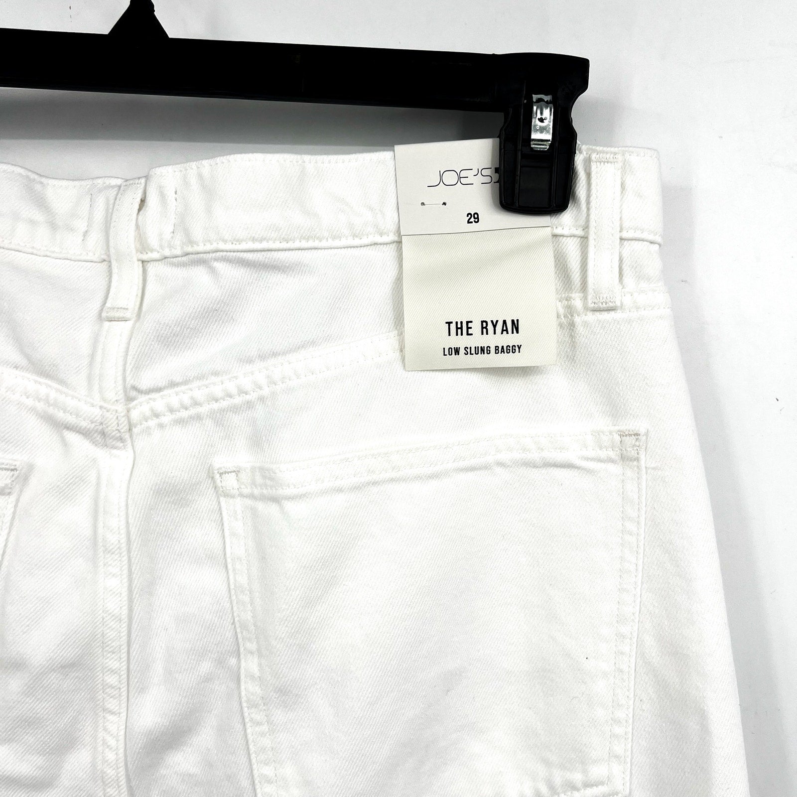 JOE'S JEANS Womens Ryan Low Slung Baggy Jeans Size 29 US 8 White Rigid NWT