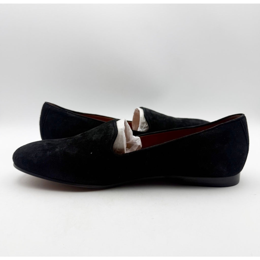 Vionic Women's Willa Flat Loafers Size 11 EU 42 Black Suede Slip On NIB
