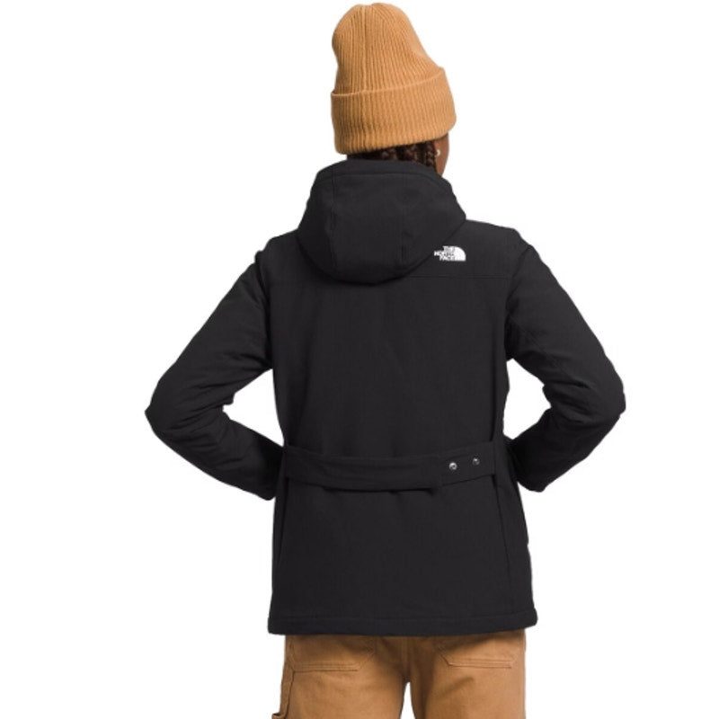 THE NORTH FACE Womens Shelbe Raschel Jacket Large TNF Black Insulated Hooded NWT