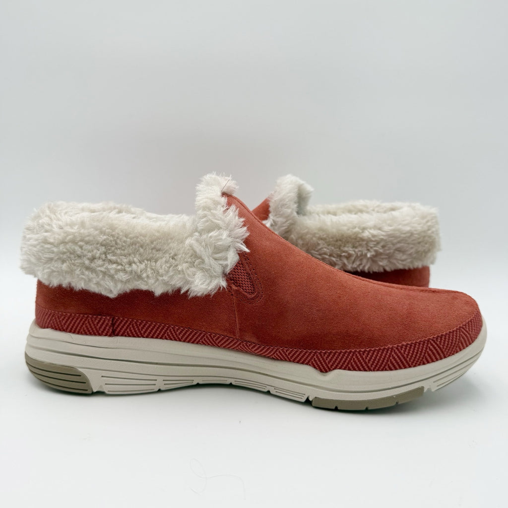 Ryka Womens Adventure Mid Bootie Size 9.5 Wide Adobe Red Water Resistant NIB