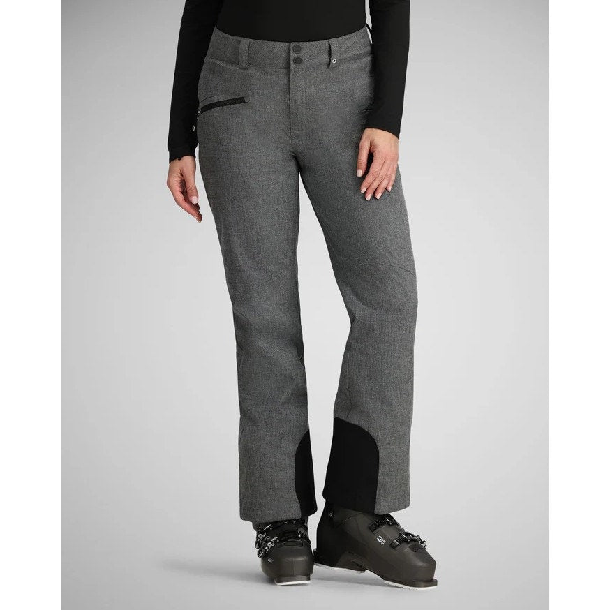 OBERMEYER Women's Malta Snow Ski Pants 2 SHORT Charcoal Grey Waterproof NWT