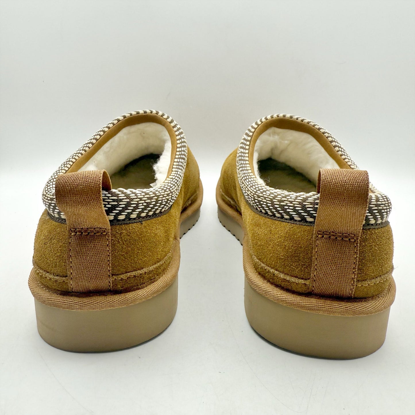 Koolaburra by UGG Mens Burree Slipper US 13 EU 46 Chestnut Brown Suede NIB