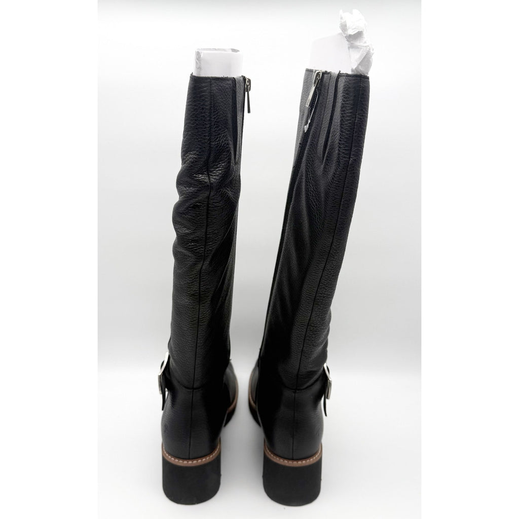Naturalizer Womens Darry Knee High Boots US 9 Black Leather Water-Repellent NWOB