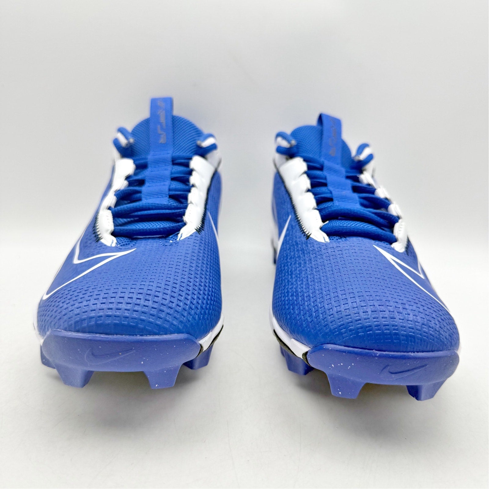 NIKE Mens Vapor Edge Shark 2 Football Cleats US 9.5 EU 43 White Blue NWOB