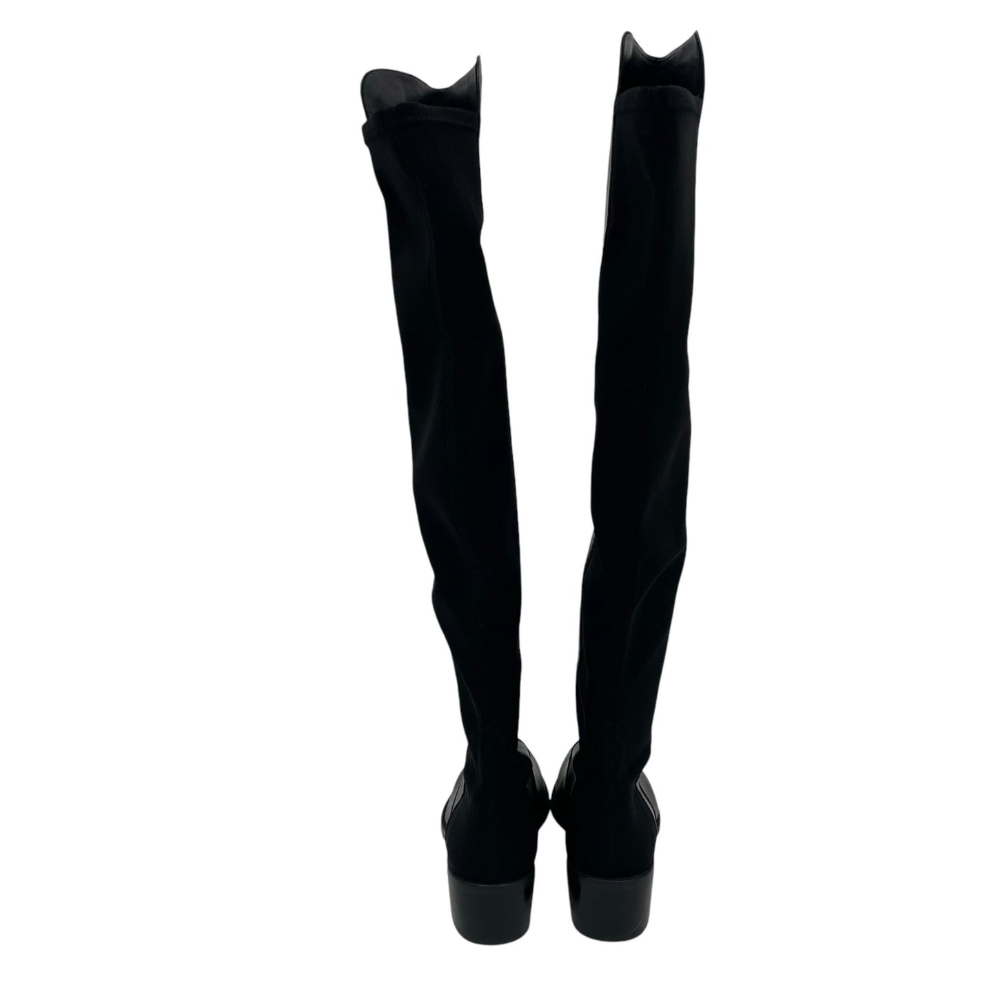 Stuart Weitzman Womens Reserve Over the Knee Boots US 9 M Black Suede NWOB
