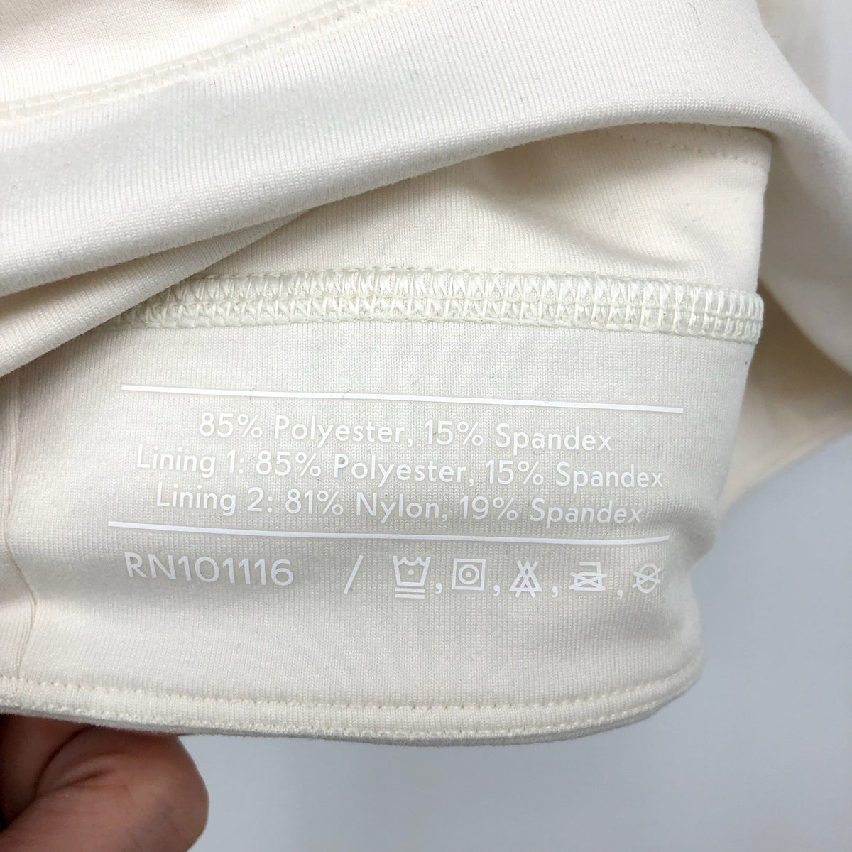 OUTDOOR VOICES Women's FreeForm Scoop Bra XXS White Milk Stone NWT