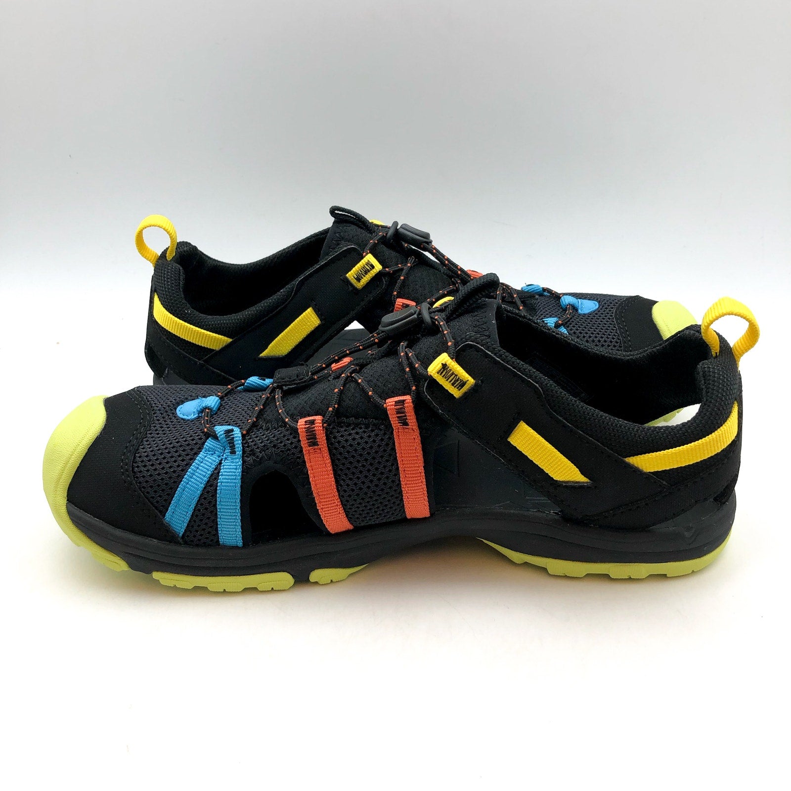 TEVA Kids Manatee Sport Sandals US 1 EU 32 Black Multicolor Breathable NIB
