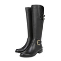 Naturalizer Womens Jessie Knee High Boots Size 8.5 WIDE Black Leather NWOB