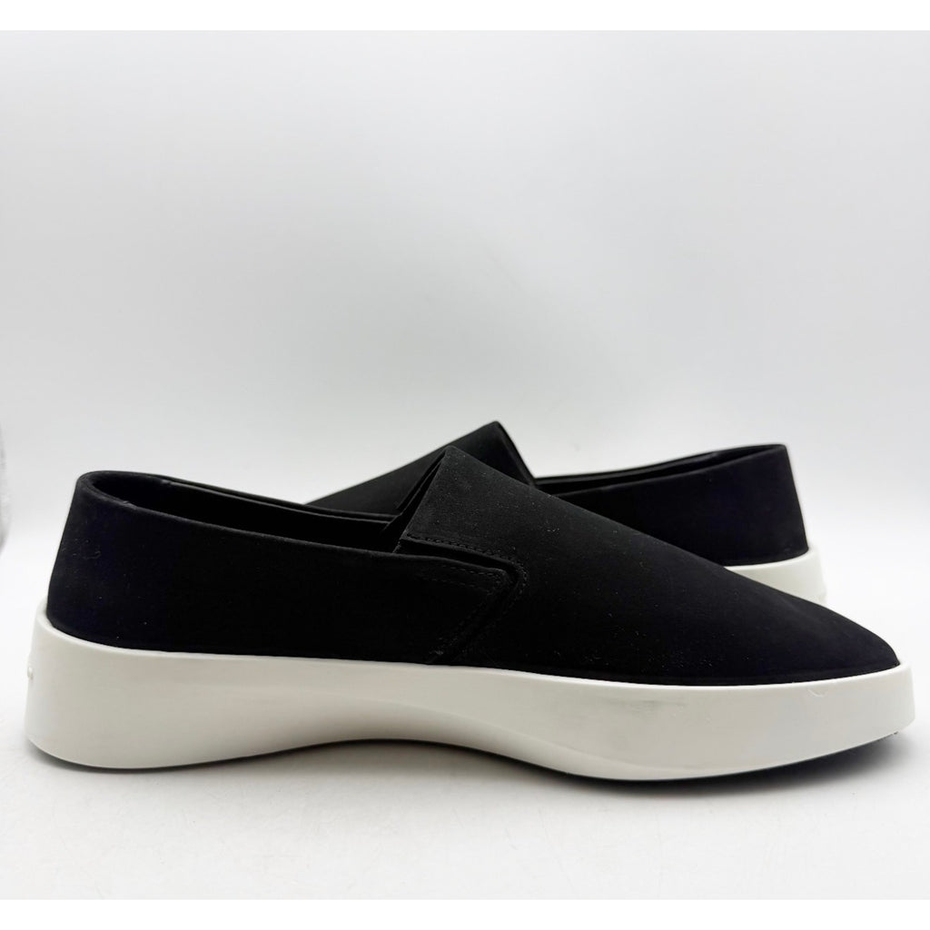 Wolf & Shepherd Cruise Slip On Shoes Mens 7.5 Womens 9 Black Leather Suede NWOB