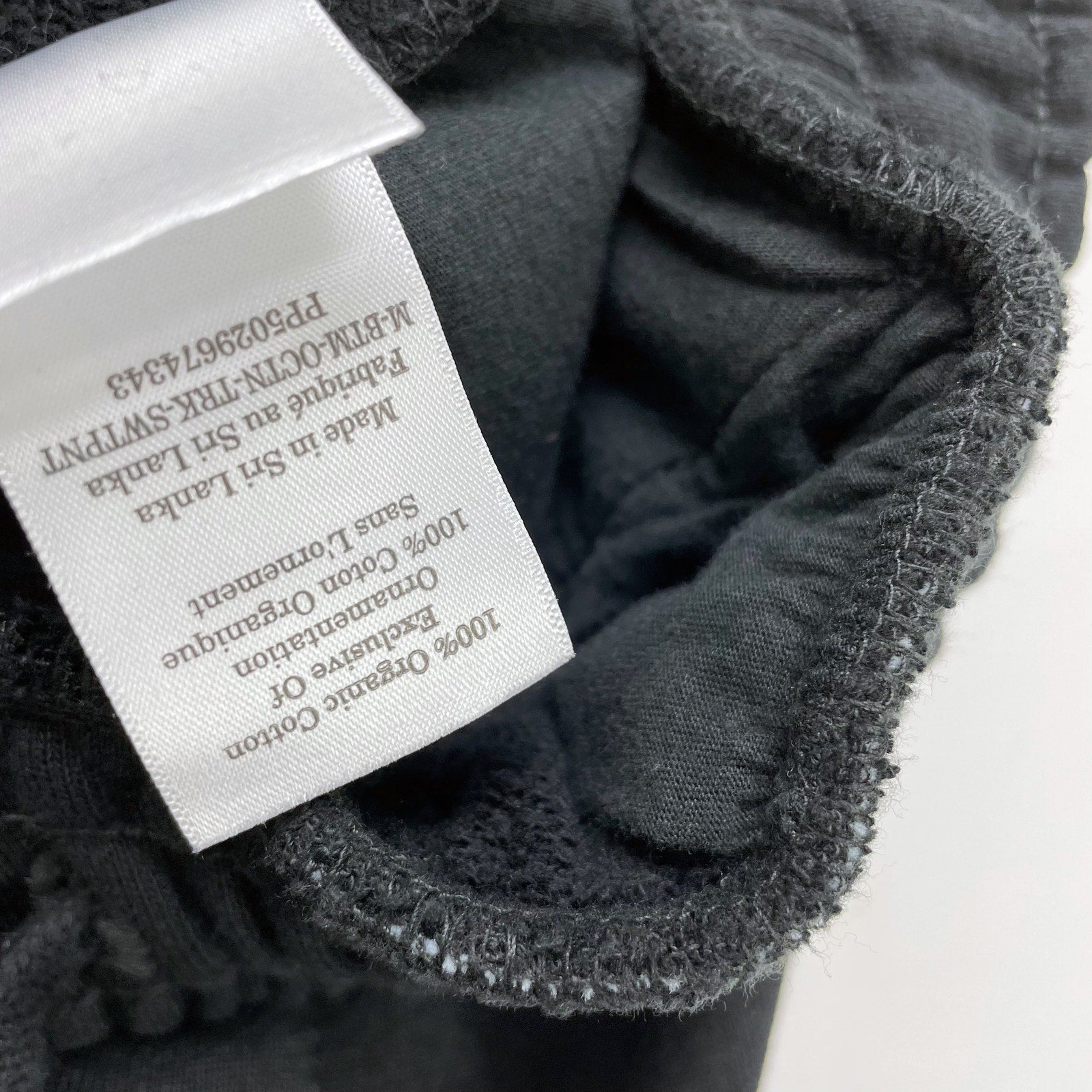 Everlane Mens The Track Jogger Sweatpants Large Black NWT