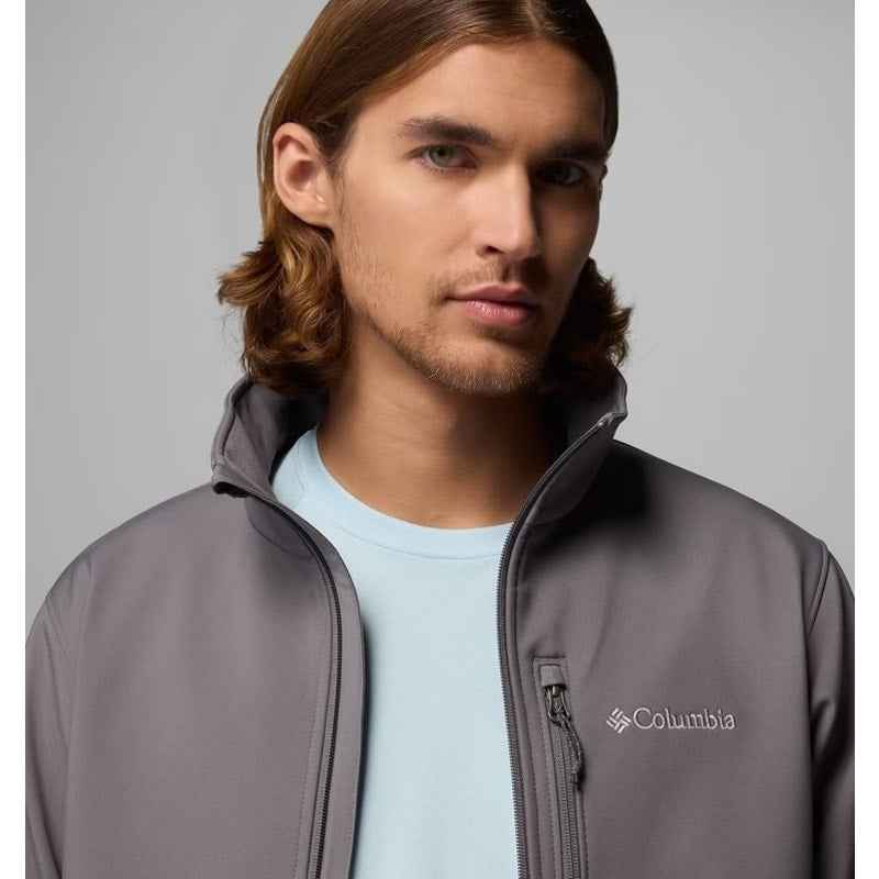 COLUMBIA Men's Ascender Hiking Softshell Jacket Size 3X City Grey NWT