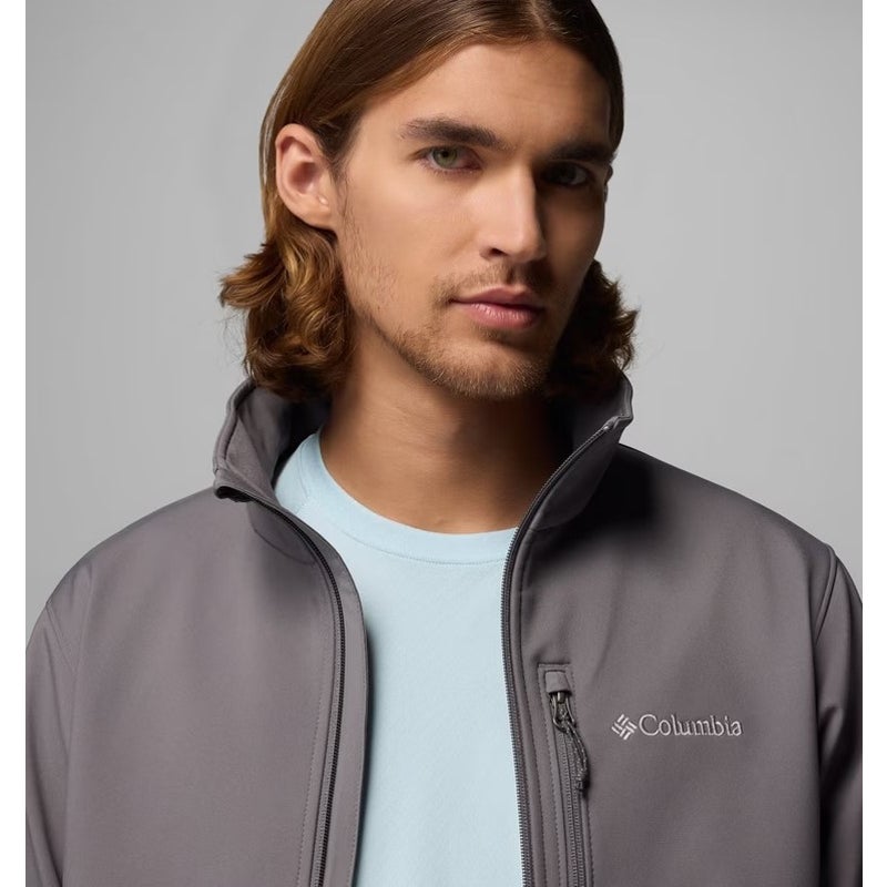 COLUMBIA Men's Ascender Hiking Softshell Jacket Size 3X City Grey NWT