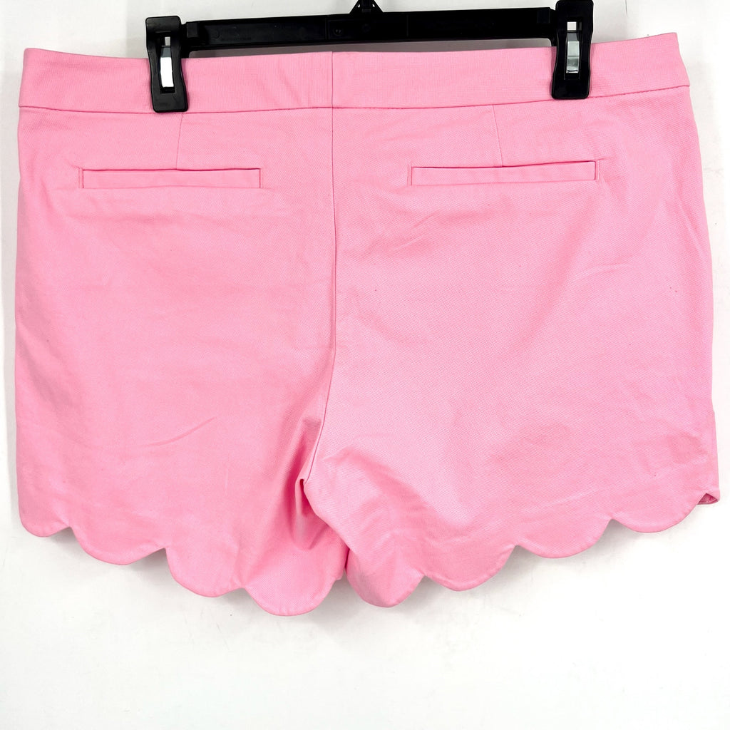LILLY PULITZER 5" Buttercup Scallop Hem Shorts Size 10 Conch Shell Pink NWT