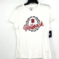 CHAMPION Womens N Carolina State Wolfpack T-shirt LARGE White Short Sleeve NWT