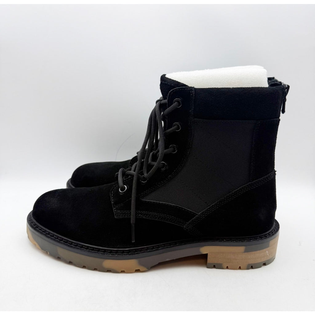 Saint Morta Mens Legion Ankle Combat Boots Size 8 EU 42 Black Suede NIB