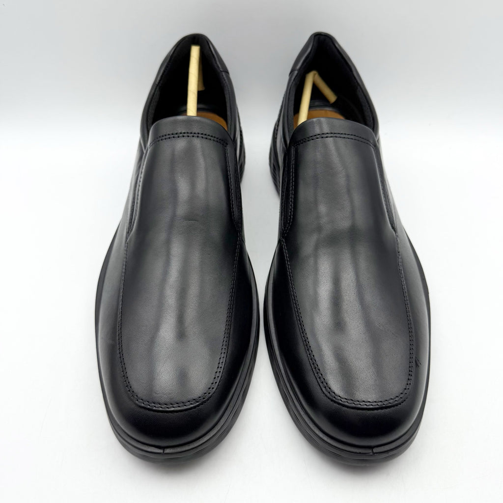 Ecco Mens S Lite Hybrid Apron Toe Oxford Shoes EU 41 US 7-7.5 Black Leather NWOB