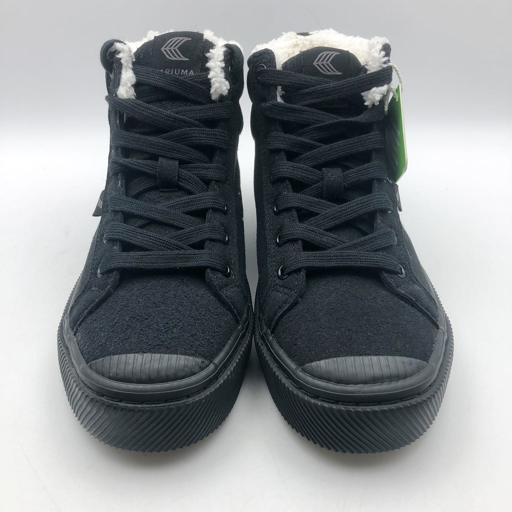 Cariuma OCA Therma High Sneaker Boots Mens 8 Womens 9.5 Black Suede NIB