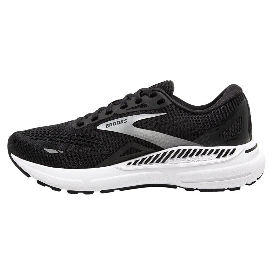 Brooks Mens Adrenaline GTS 23 Running Sneakers US 11.5 Wide Black White NIB