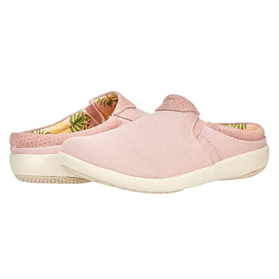 Spenco Womens SIESTA NUEVO Casual Slide US 7.5 Pink Suede Slip On Clogs NIB