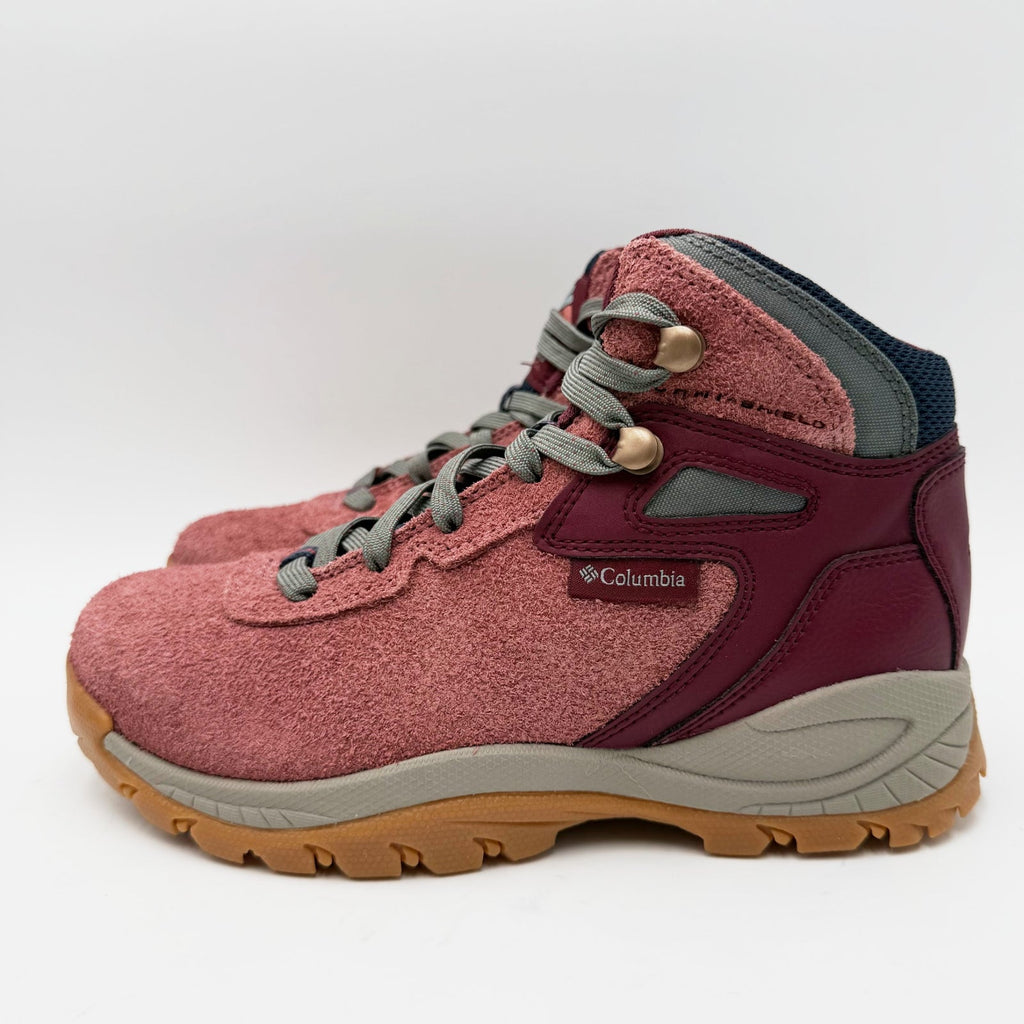 Columbia Womens Newton Ridge BC Hiking Boots Size 5.5 Red Beetroot NWOB