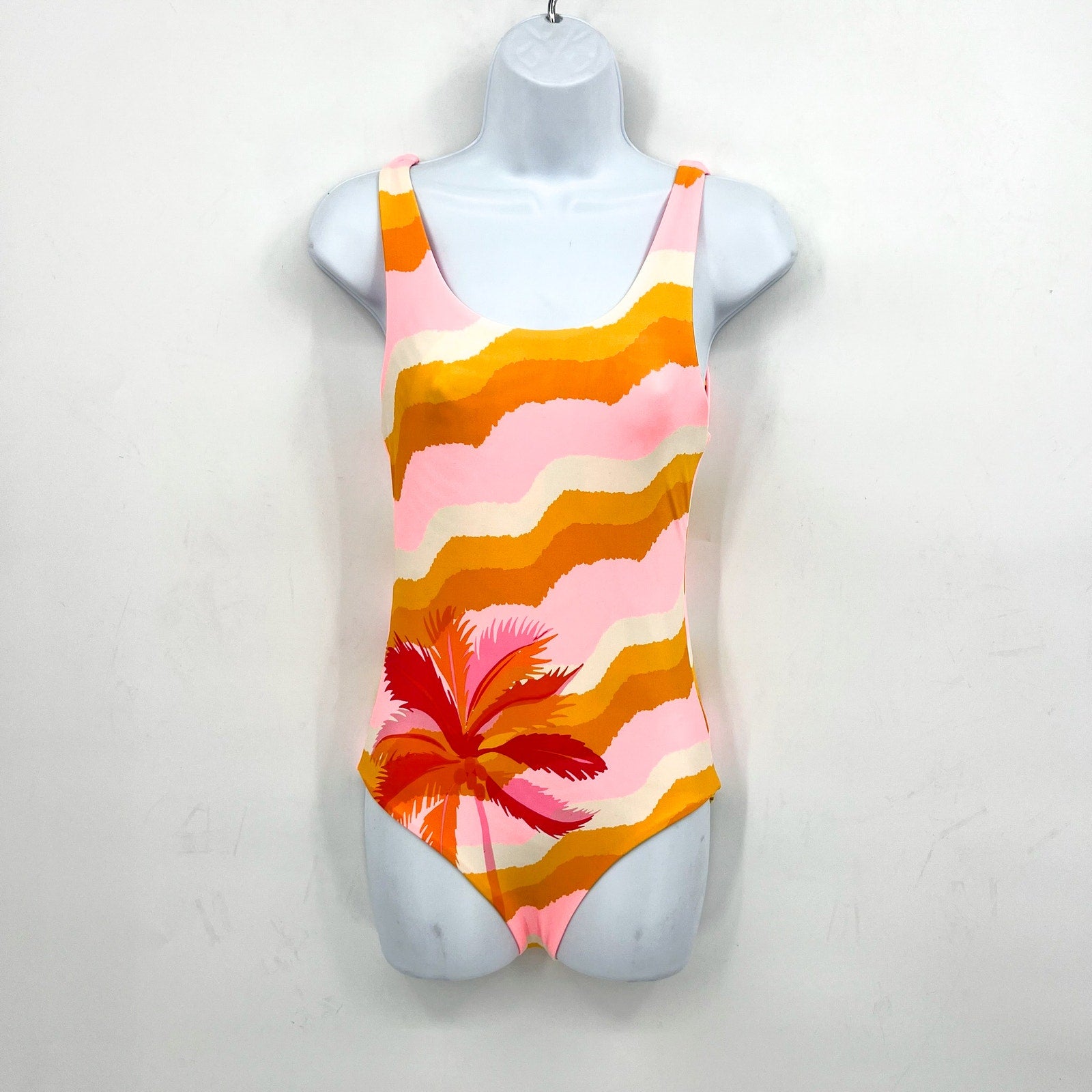 MAAJI Waves Infinity One Piece Swimsuit Girls 14 Pink Paradiso Reversible NWT