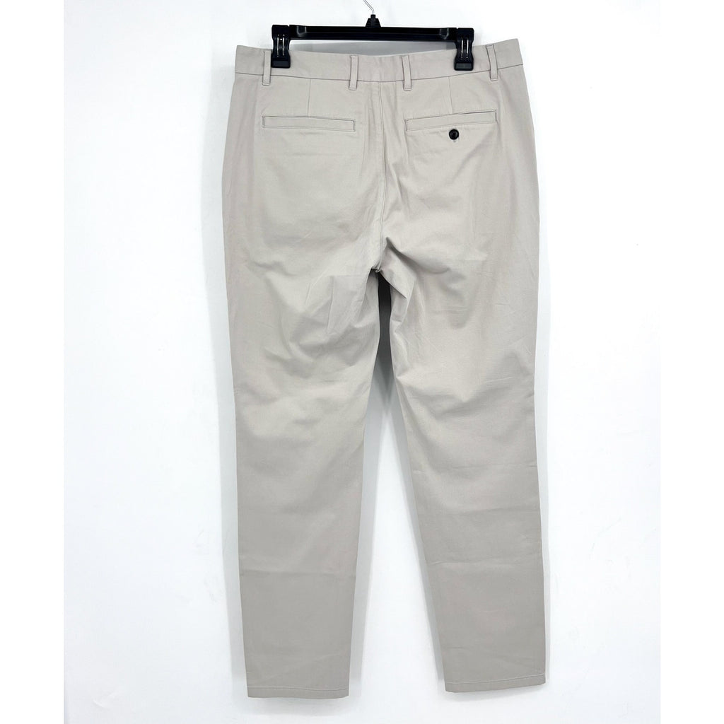 EVERLANE Men's Uniform Performance Chinos 34x32 Stone Gray Slim Fit Pants NWT