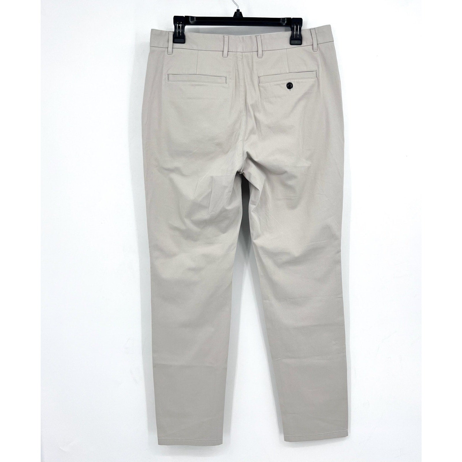 EVERLANE Men's Uniform Performance Chinos 34x32 Stone Gray Slim Fit Pants NWT