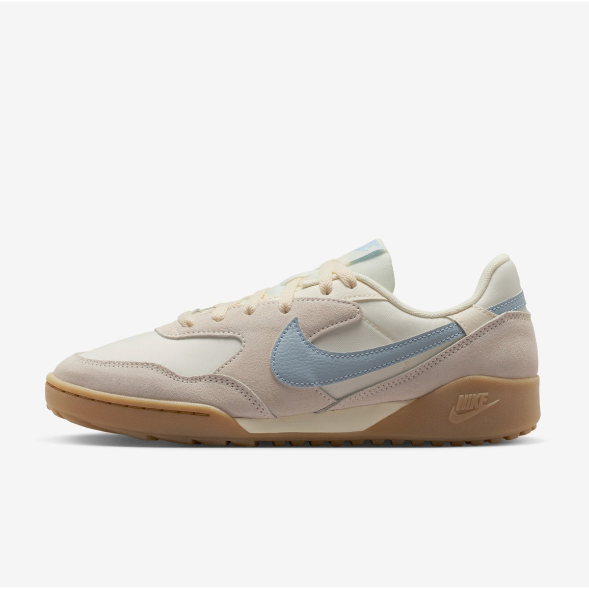 Nike Womens Terra Manta Suede Sneakers Size 6.5 Ivory Light Blue IM6484 NIB