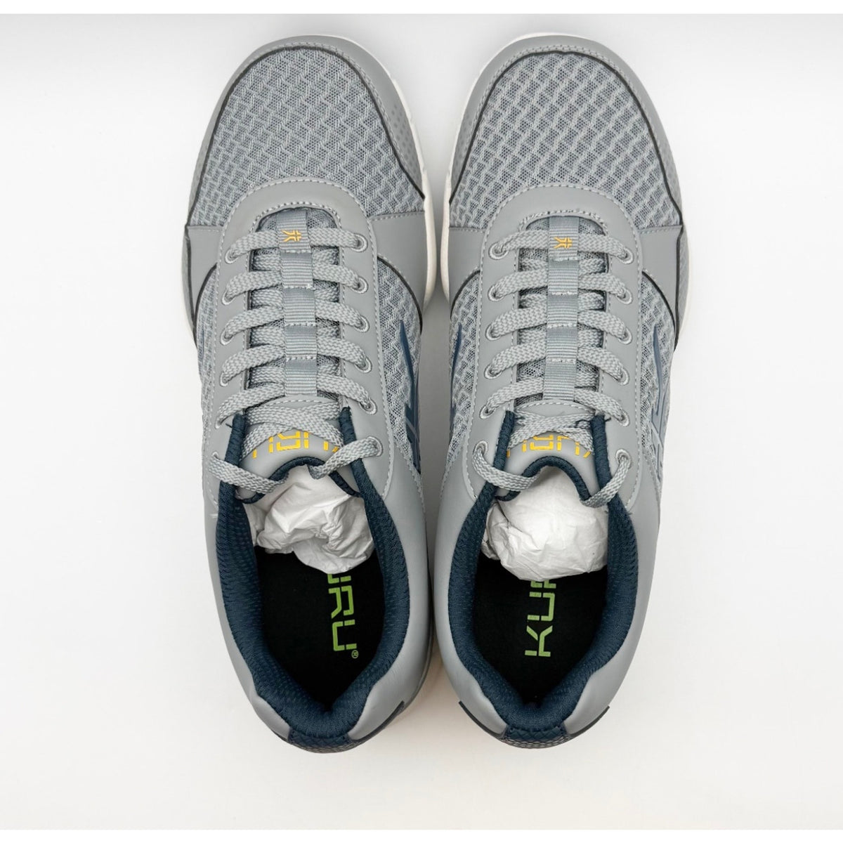 KURU Men's Quantum Athletic Shoes Size 8 M EU 40.5 Fossil Gray Sneakers NWOB