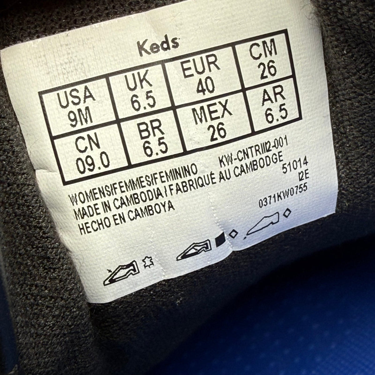 Keds Womens Center III Casual Sneakers Size 9 EU 40 Black Leather NWOB