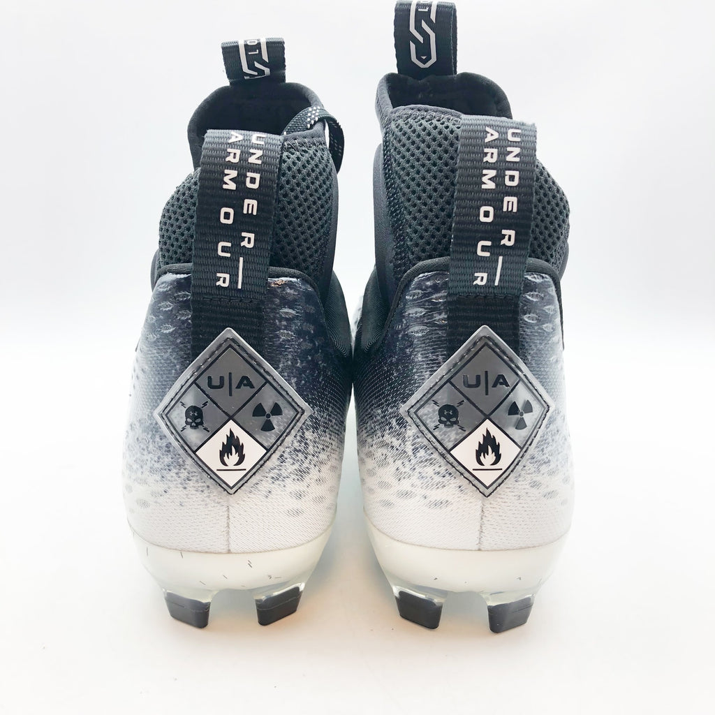 Under Armour Men's Spotlight Lux Mc 2.0 Football Cleats Size 8 Black White NWOB