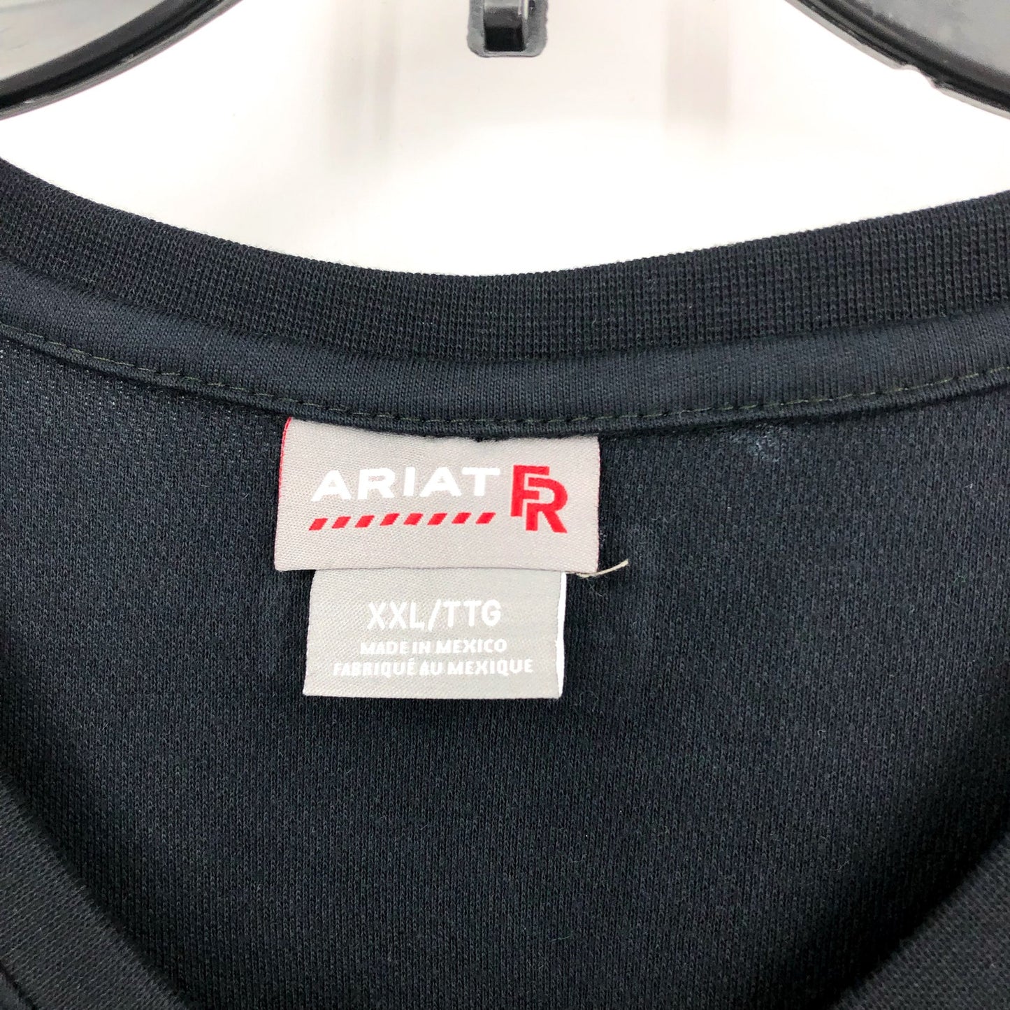 ARIAT Women's FR AC Long Sleeve Work Shirt XXL Black Knit V Neck NWOT