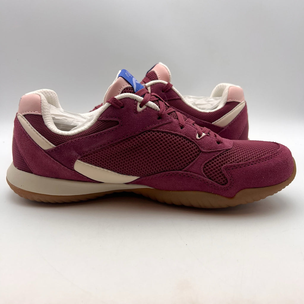 Ryka Womens Candor Casual Sneakers Size 9.5 Wide Berry Pink Purple Suede NWOB