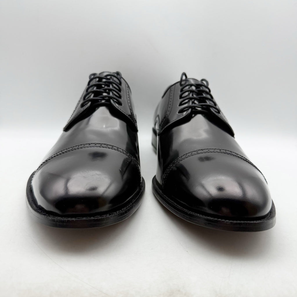 Johnston & Murphy Mens Bradford Oxford Shoes US 13 EEE Black Patent Leather NWOB