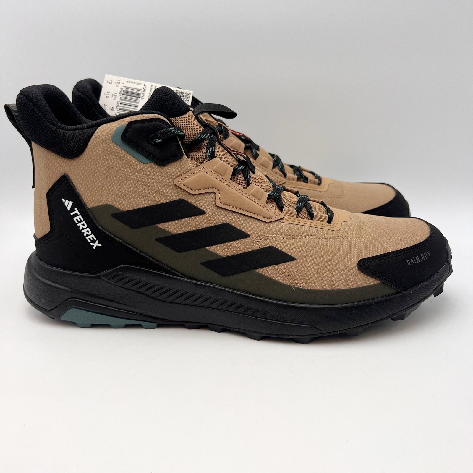 Adidas Mens Terrex Anylander Mid Walking Boots US 13 Brown Black Waterproof NIB