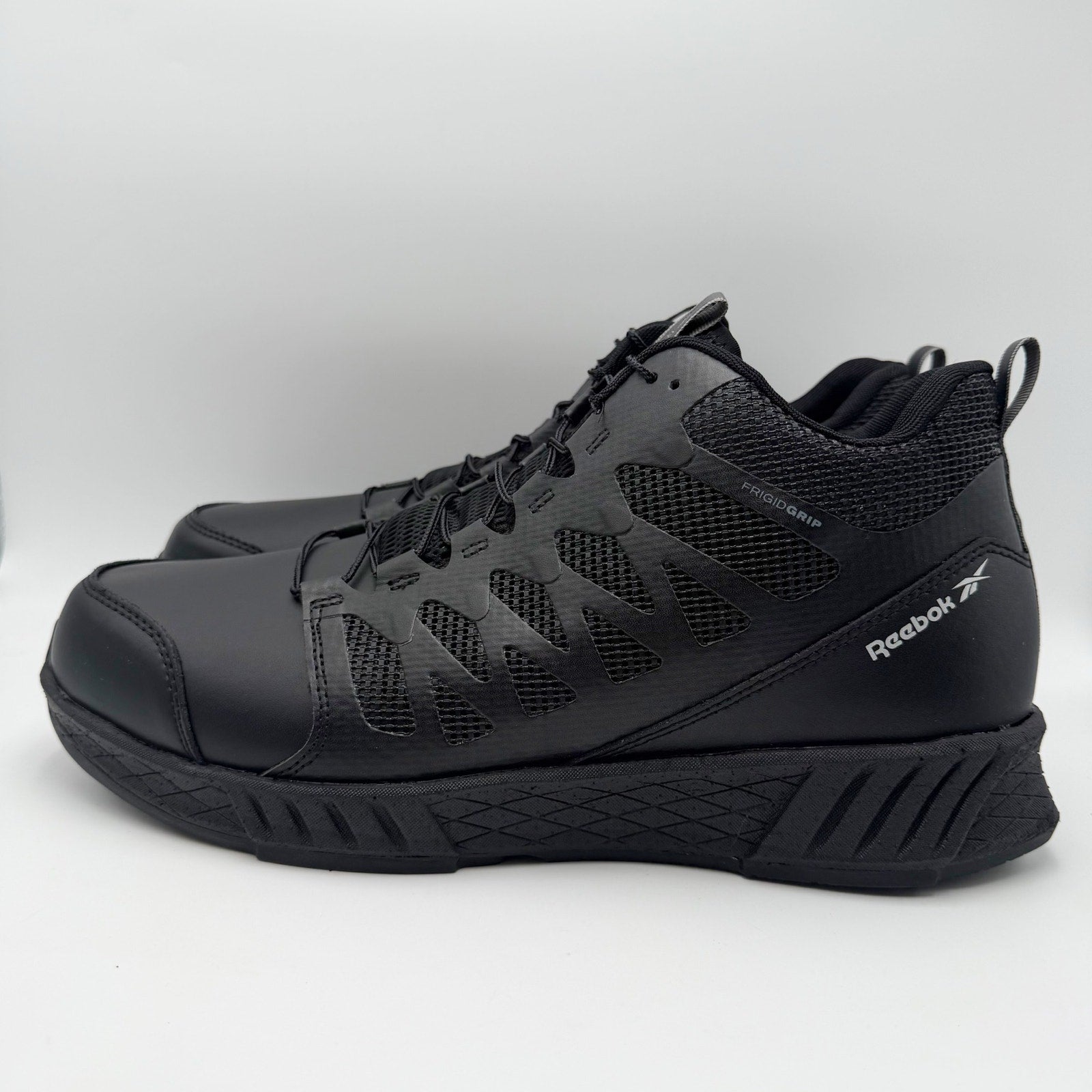 REEBOK Mens Floatride Energy Tactical Mid Work Boots Size 16 M Black SR NIB