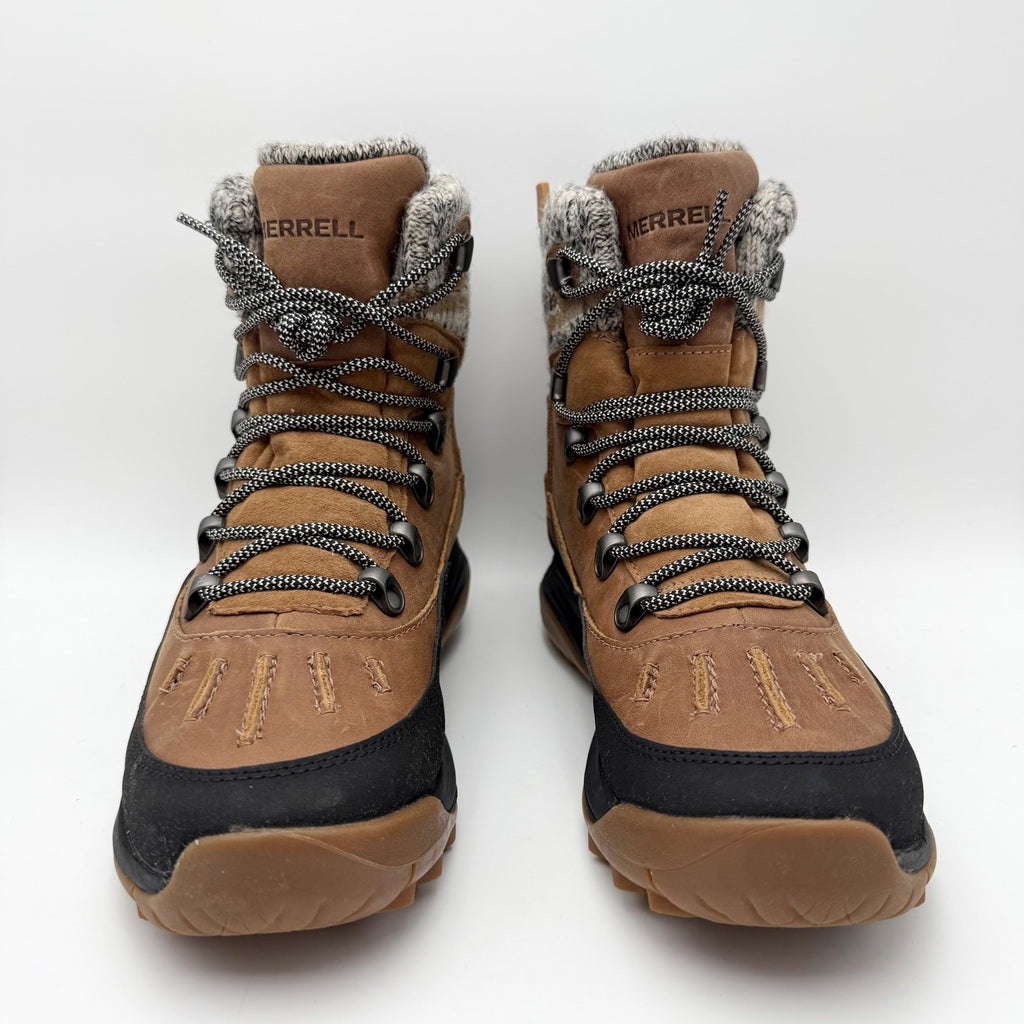 Merrell Womens Siren 4 Thermo Mid Boots US 9 M Brown Leather Waterproof NIB