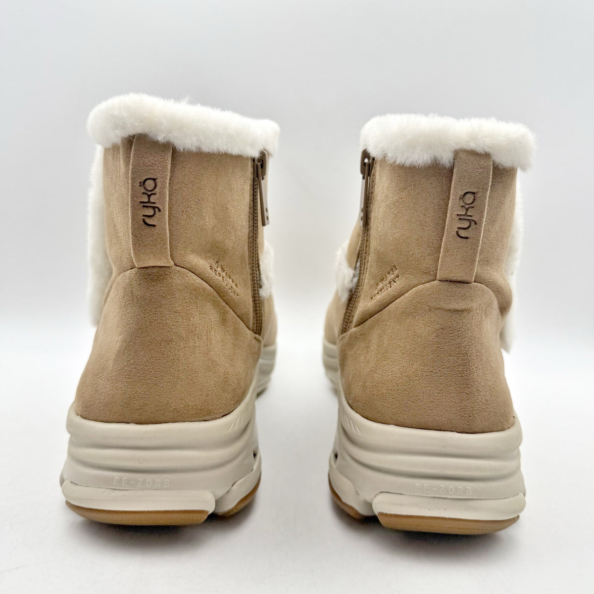 Ryka Womens Devotion Max Winter Boots Size 9.5 Wide EU 40.5 Brown Microfiber NIB